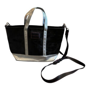 Victoria’s Secret Black and Pink Small Crossbody Purse or Cosmetic Bag